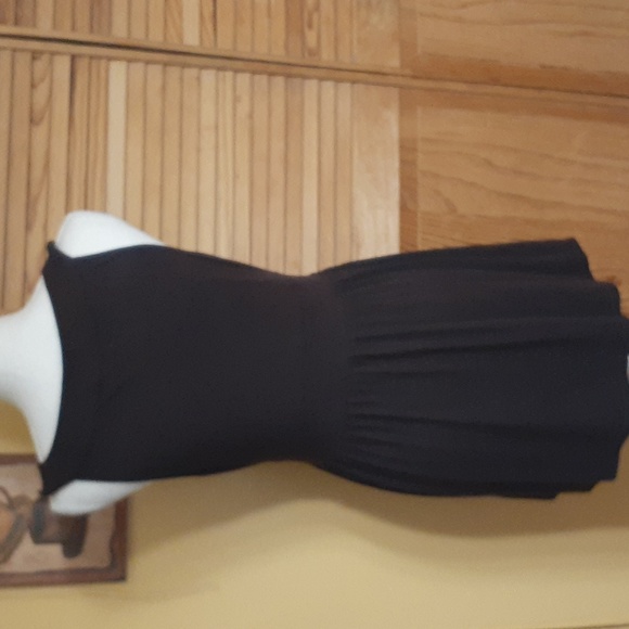 MICHAEL KORS Sleeveless Brown Tunic Mini Dress Silver Buckle Empire Waistband - Picture 8 of 11